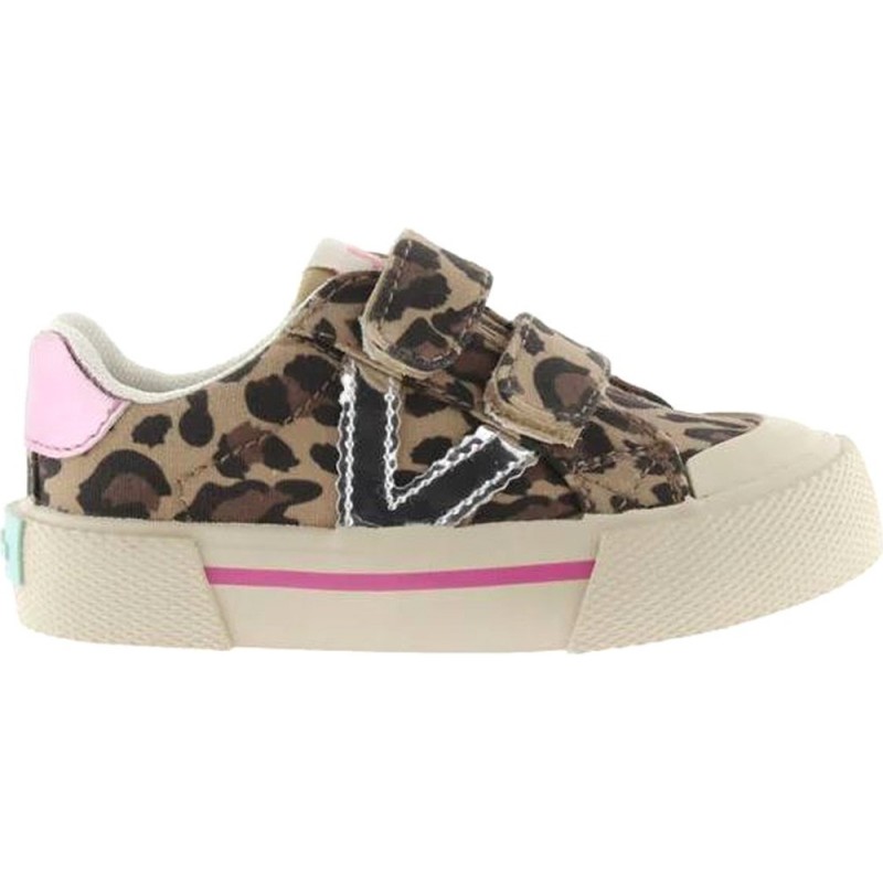 Tênis esportivo feminino Victoria 1065196 Tribu Basket LEOPARDO