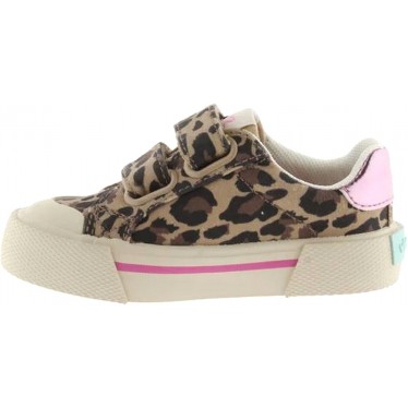 Tênis esportivo feminino Victoria 1065196 Tribu Basket LEOPARDO