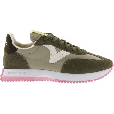 Tênis feminino VICTORIA modelo 1134100 KAKI