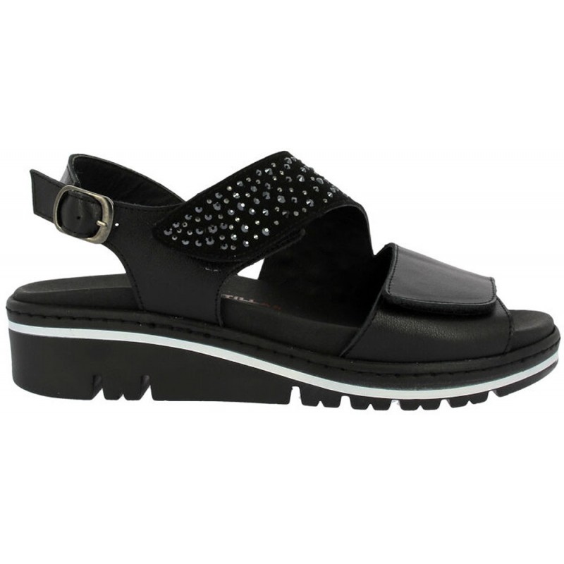 Sandálias femininas Doctor Cutillas 36146 NEGRO