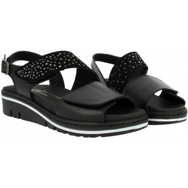 Sandálias femininas Doctor Cutillas 36146 NEGRO