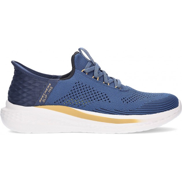Tênis SKECHERS Slip-ins Relaxed Fit 210810 BLUE Tênis SKECHERS Slip-ins Relaxed Fit 210810 BLUE