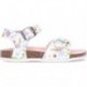 Sandálias femininas Pablosky Bio 439604 BLANCO_FANTASIA