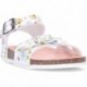 Sandálias femininas Pablosky Bio 439604 BLANCO_FANTASIA