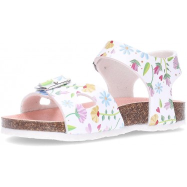 Sandálias femininas Pablosky Bio 439604 BLANCO_FANTASIA