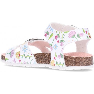 Sandálias femininas Pablosky Bio 439604 BLANCO_FANTASIA