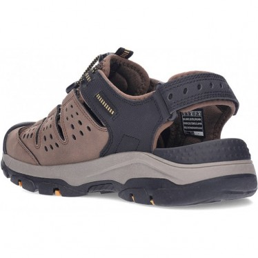 Sandália Masculina SKECHERS Tresmen Menard 205113 BROWN_BLACK