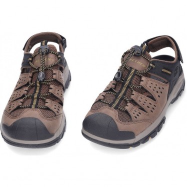 Sandália Masculina SKECHERS Tresmen Menard 205113 BROWN_BLACK