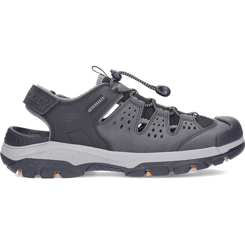 Sandália Masculina SKECHERS Tresmen Menard 205113 BLACK