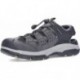 Sandália Masculina SKECHERS Tresmen Menard 205113 BLACK