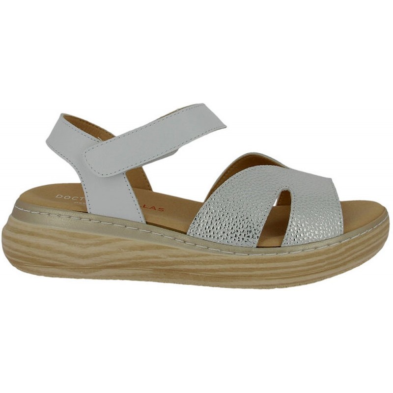 Sandálias femininas Doctor Cutillas 46018 BLANCO