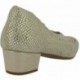 Sapatos de salto trançados Doctor Cutillas 81254 PLATINO