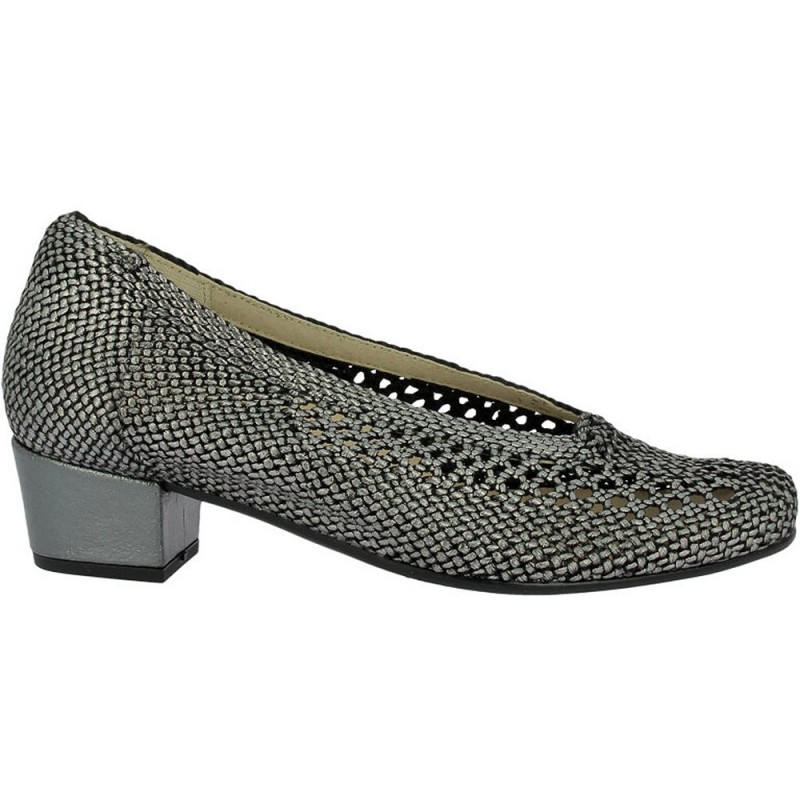 Sapatos de salto trançados Doctor Cutillas 81254 ACERO