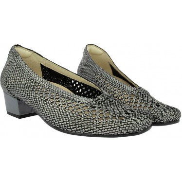 Sapatos de salto trançados Doctor Cutillas 81254 ACERO