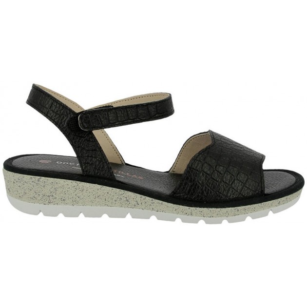 Sandália feminina autoadesiva Doctor Cutillas 35325 NEGRO Sandália feminina autoadesiva Doctor Cutillas 35325 NEGRO