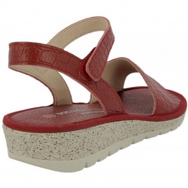 Sandália feminina autoadesiva Doctor Cutillas 35325 ROJO