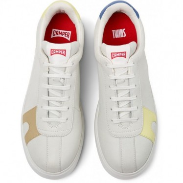Tênis de couro CAMPER Twins K100743 BLANCO_043