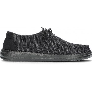 Sapatos HEYDUDE Wendy Stretch Sox Femininos HD41878 BLACK