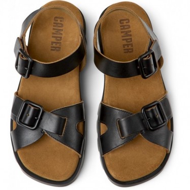 Sandálias femininas CAMPER Brutus Sandal K201768 NEGRO_001
