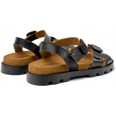 Sandálias femininas CAMPER Brutus Sandal K201768 NEGRO_001