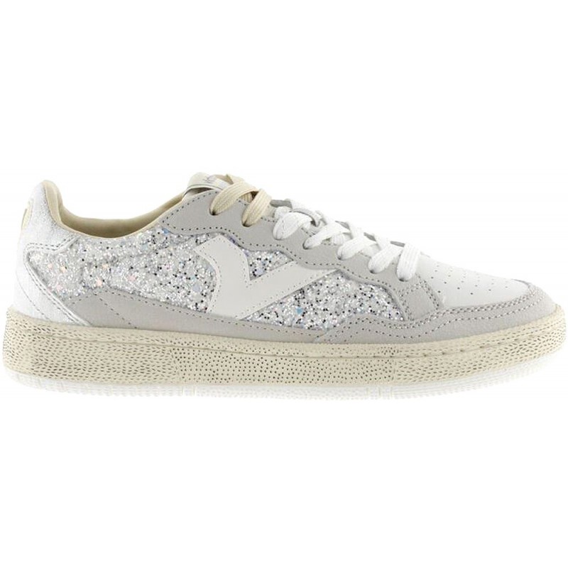 Tênis Feminino Victoria 8806110 Smash Glitter PLATA