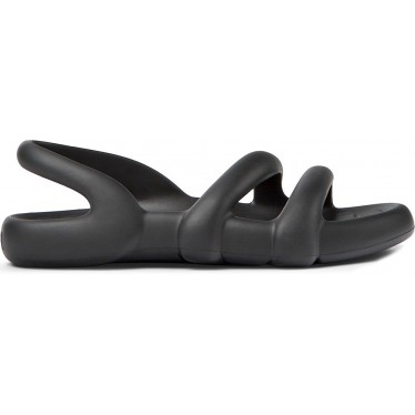 Sandálias femininas CAMPER Kobarah Flat K201636 NEGRO_001