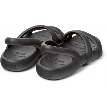 Sandálias femininas CAMPER Kobarah Flat K201636 NEGRO_001