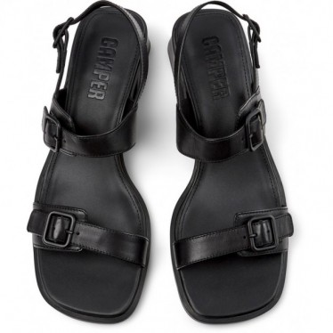 Sandália de couro CAMPER Kora Sandal K201739 NEGRO_001