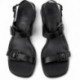 Sandália de couro CAMPER Kora Sandal K201739 NEGRO_001