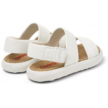 Sandálias de couro CAMPER Pelotas Flota K201772 BLANCO_002