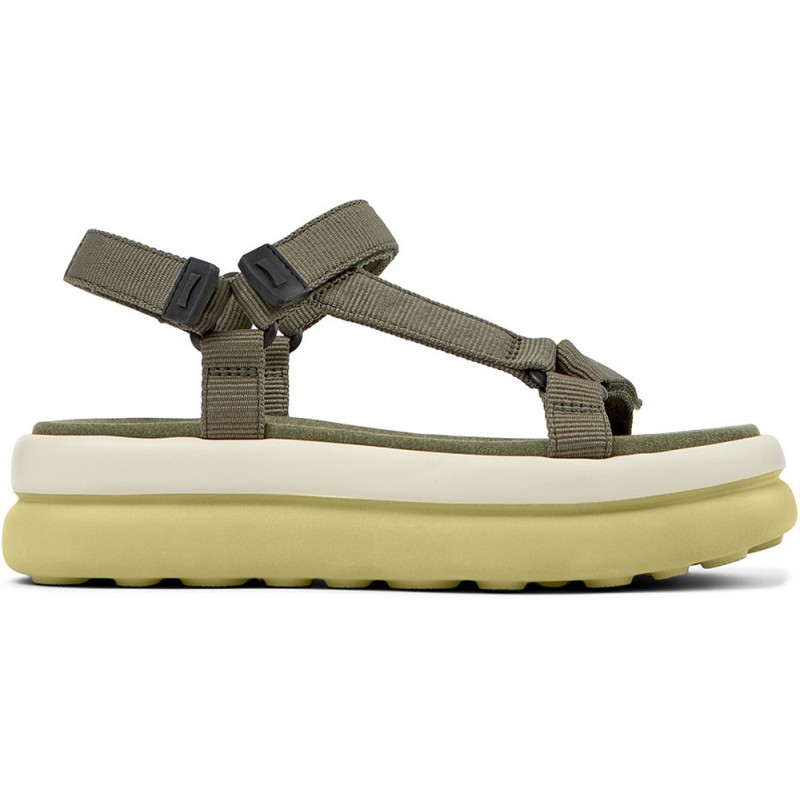 Sandálias CAMPER Pelotas Flota Up K201726 Femininas VERDE_003