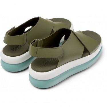 Sandálias femininas CAMPER Pelotas Flota Up K201727 VERDE_003