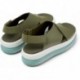 Sandálias femininas CAMPER Pelotas Flota Up K201727 VERDE_003