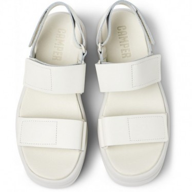 Sandálias femininas CAMPER Pelotas Folta Up K201728 BLANCO_001
