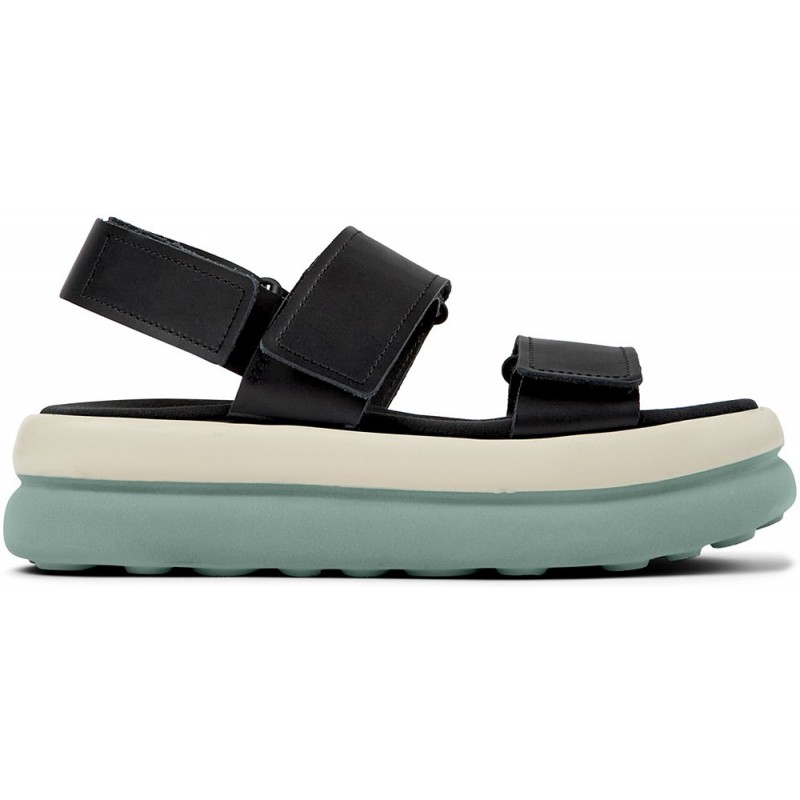 Sandálias femininas CAMPER Pelotas Folta Up K201728 NEGRO_005