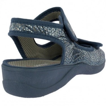 Sandálias femininas Doctor Cutillas 21757 autoadesivas AZUL
