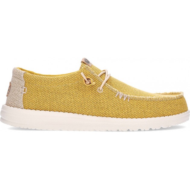 Hey Dude Mocassins Masculinos Wallybraided GOLDEN_YELLOW Hey Dude Mocassins Masculinos Wallybraided GOLDEN_YELLOW