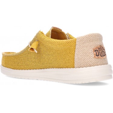 Hey Dude Mocassins Masculinos Wallybraided GOLDEN_YELLOW
