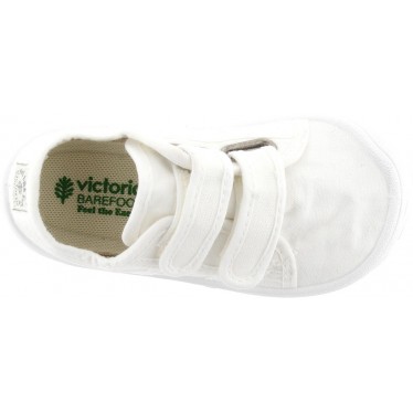Calçado desportivo descalço para criança Victoria 1370111 Bosco Basket BLANCO