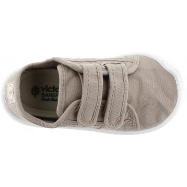 Calçado desportivo descalço para criança Victoria 1370111 Bosco Basket BEIGE