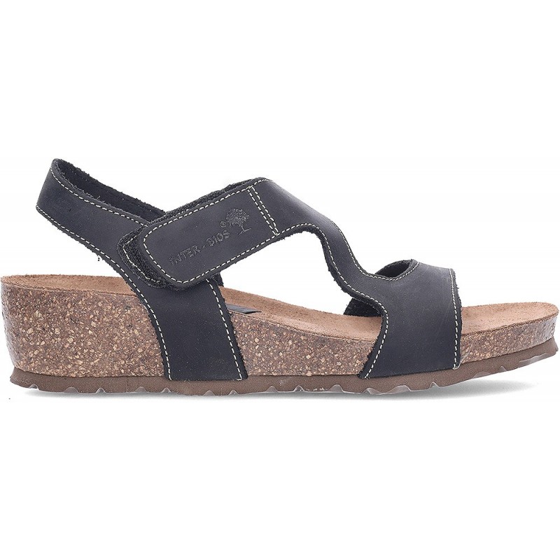 Sandálias femininas INTERBIOS 5316 NEGRO