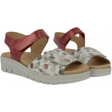 Sandálias femininas Doctor Cutillas 36148 ROJO