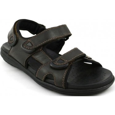 Sandália masculina autoadesiva Doctor Cutillas 70115 MARRON