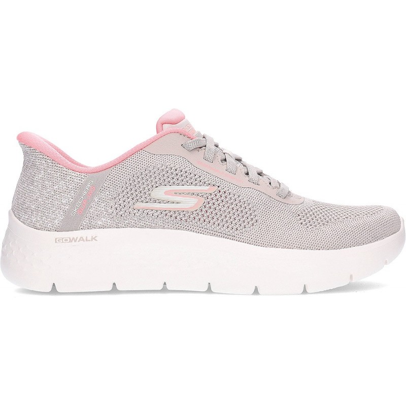 Tênis Feminino SKECHERS Go Walk Flex Safiya 125503 TAUPE_PINK