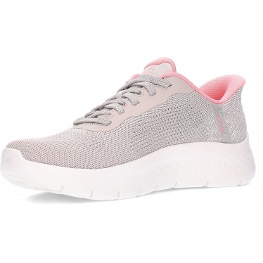 Tênis Feminino SKECHERS Go Walk Flex Safiya 125503 TAUPE_PINK