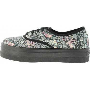 Tênis Esportivo Feminino Victoria 109229 com Estampa Liberty Inglesa NEGRO