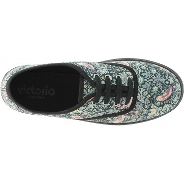 Tênis Esportivo Feminino Victoria 109229 com Estampa Liberty Inglesa NEGRO