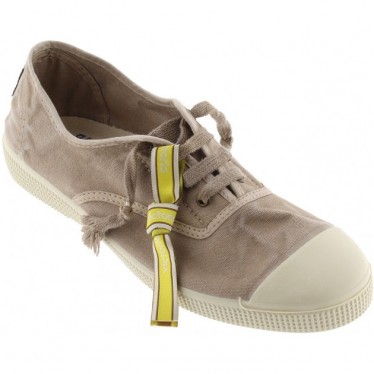 Tênis Esportivo Feminino Victoria 1661102 em Lona Envelhecida TAUPE