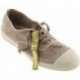 Tênis Esportivo Feminino Victoria 1661102 em Lona Envelhecida TAUPE
