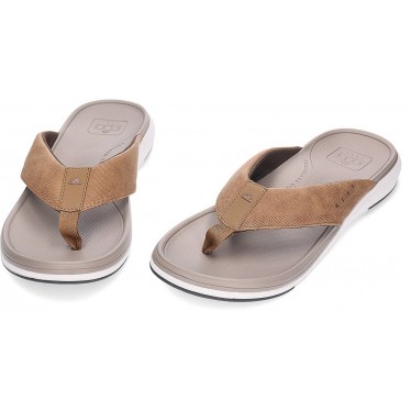 Chinelos Masculinos REEF Cushion Norte CJ4048 TAN